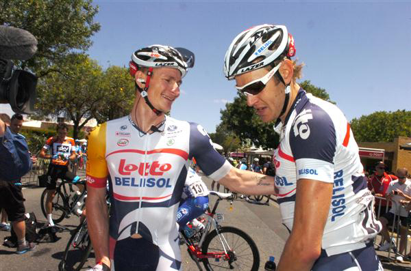 Andre Greipel and Olivier kaisen